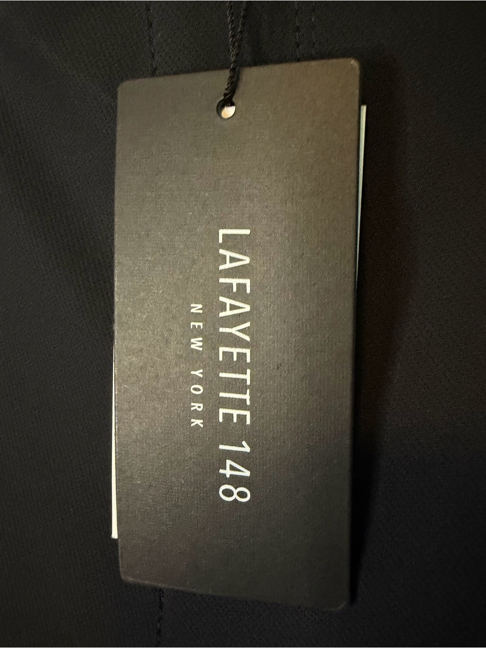 Lafayette 148 New York Mercer Slim Stretch Ankle Pants Ink (Navy) NWT Size 10 - Picture 6 of 13